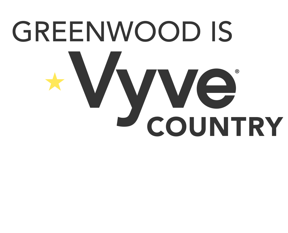 Greenwood is Vyve Country graphic