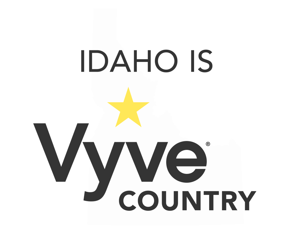 Idaho is Vyve Country graphic