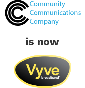 Community Communications Company is now Vyve Broadband