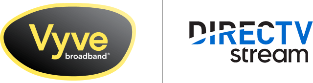 Vyve Broadband Logo and DirecTV Stream Logo