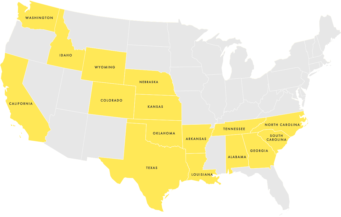 Vyve Broadband Service Areas Map